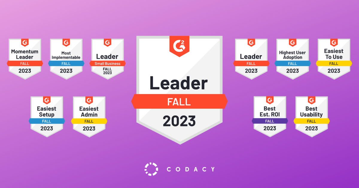 Codacy G2 leader fall 2023